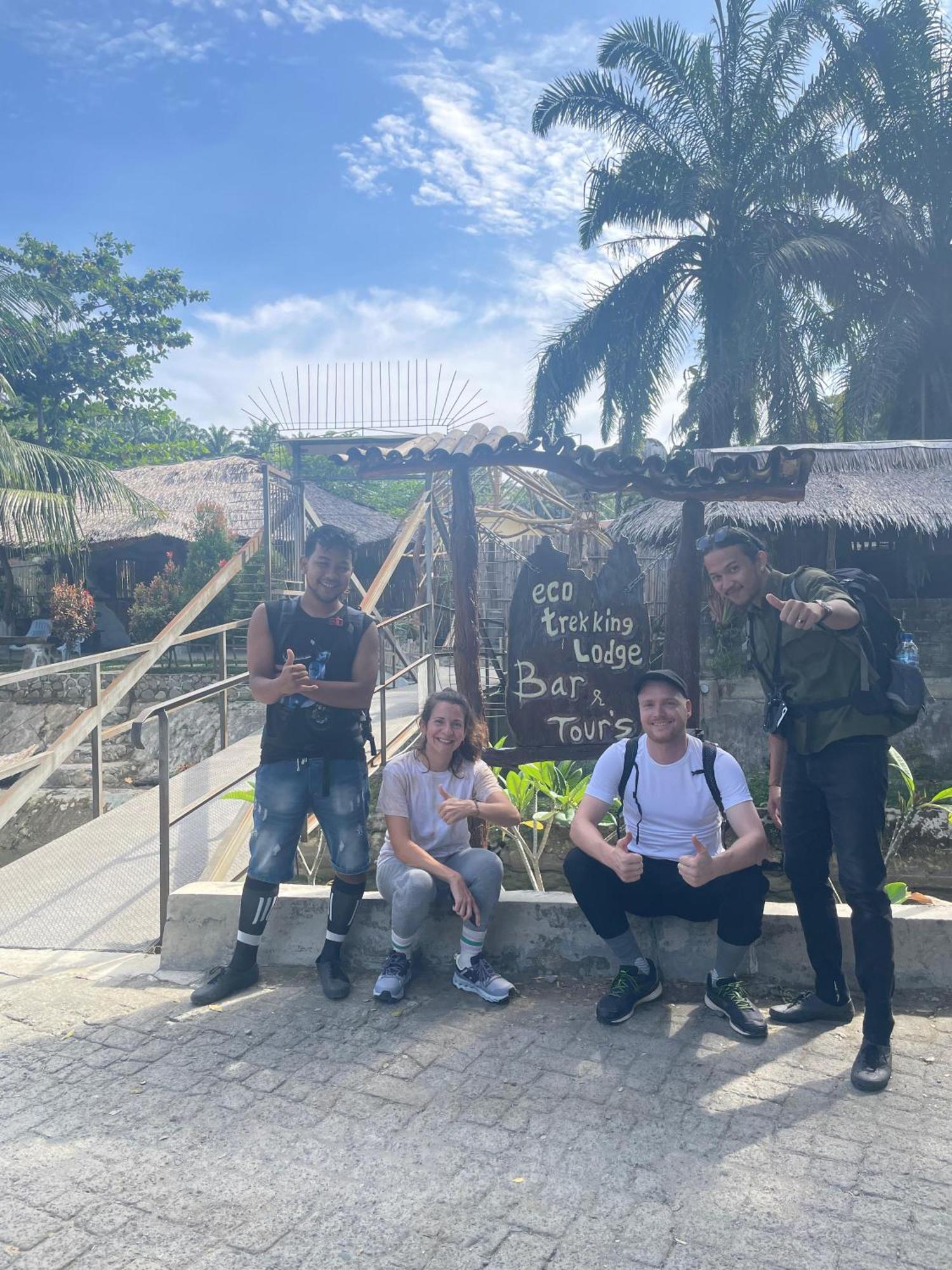 Eco Trekking Lodge, Bar & Jungle Tour'S Bukit Lawang Luaran gambar